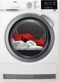 AEG Sèche-linges avec pompe à chaleur, 8 kg, Argenté/Blanc, T7DEG844 Sèche-linge avec pompe à chaleur à installation gratuite