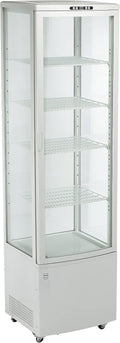 METRO Professional réfrigérateur, 52x48.5x189.5 cm, 270 L, Blanc, Vitrine RŽfrigŽrŽe GGC3270, Plastique/Verre