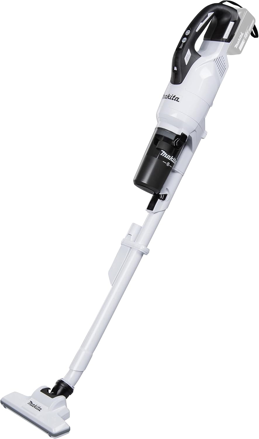 Makita Aspirateurs traîneaux, 18 V, Blanc/Gris, DCL286FZW Aspirateur sans Fil avec unité cyclonique (sans Batterie