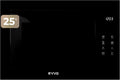 EVVO Classique, Noir/Argenté, Micro-ondes intégré Mi45 Glass Bl
