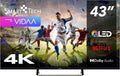 Smart Tech téléviseur, 109 cm, Noir