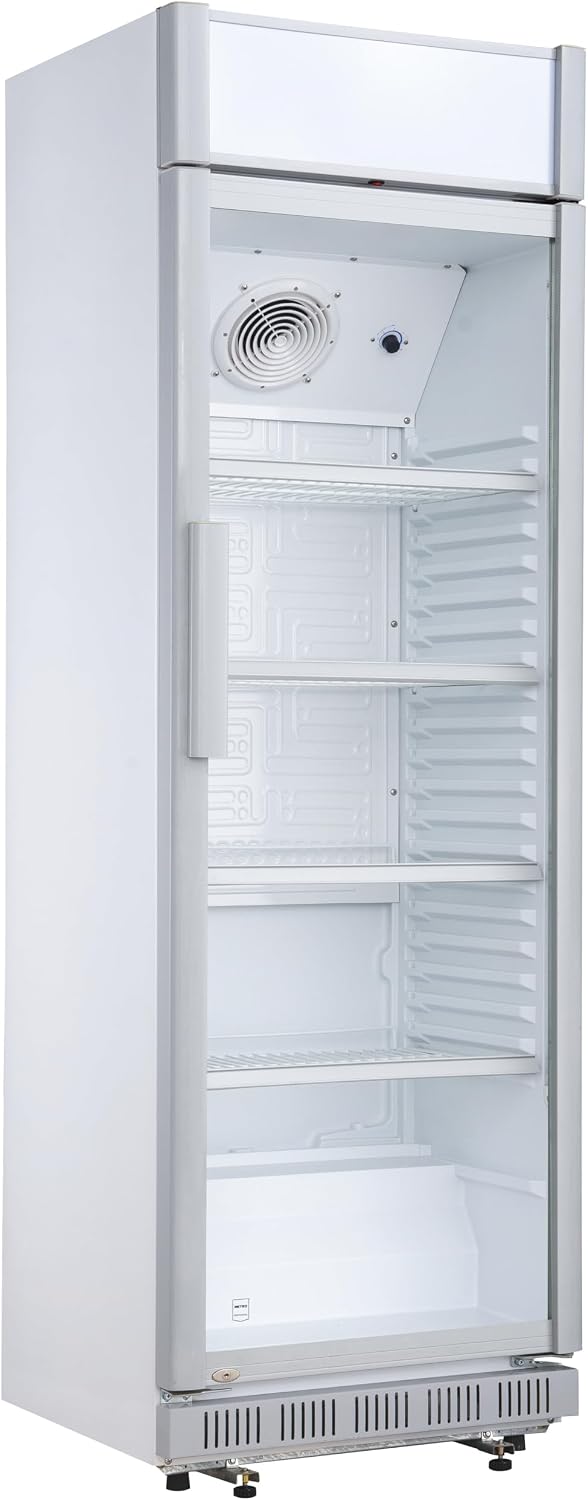 METRO Professional réfrigérateur, 62 x 64.6 x 193.5 cm, 347 L, 180 W, Blanc, à Boissons/Frigo Vitré GSC2360C