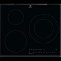 Tables de cuisson Electrolux, 60 cm, Noir, EIT60342 Plaque à induction, série 300, 3 zones de cuisson, système Hob2Hood