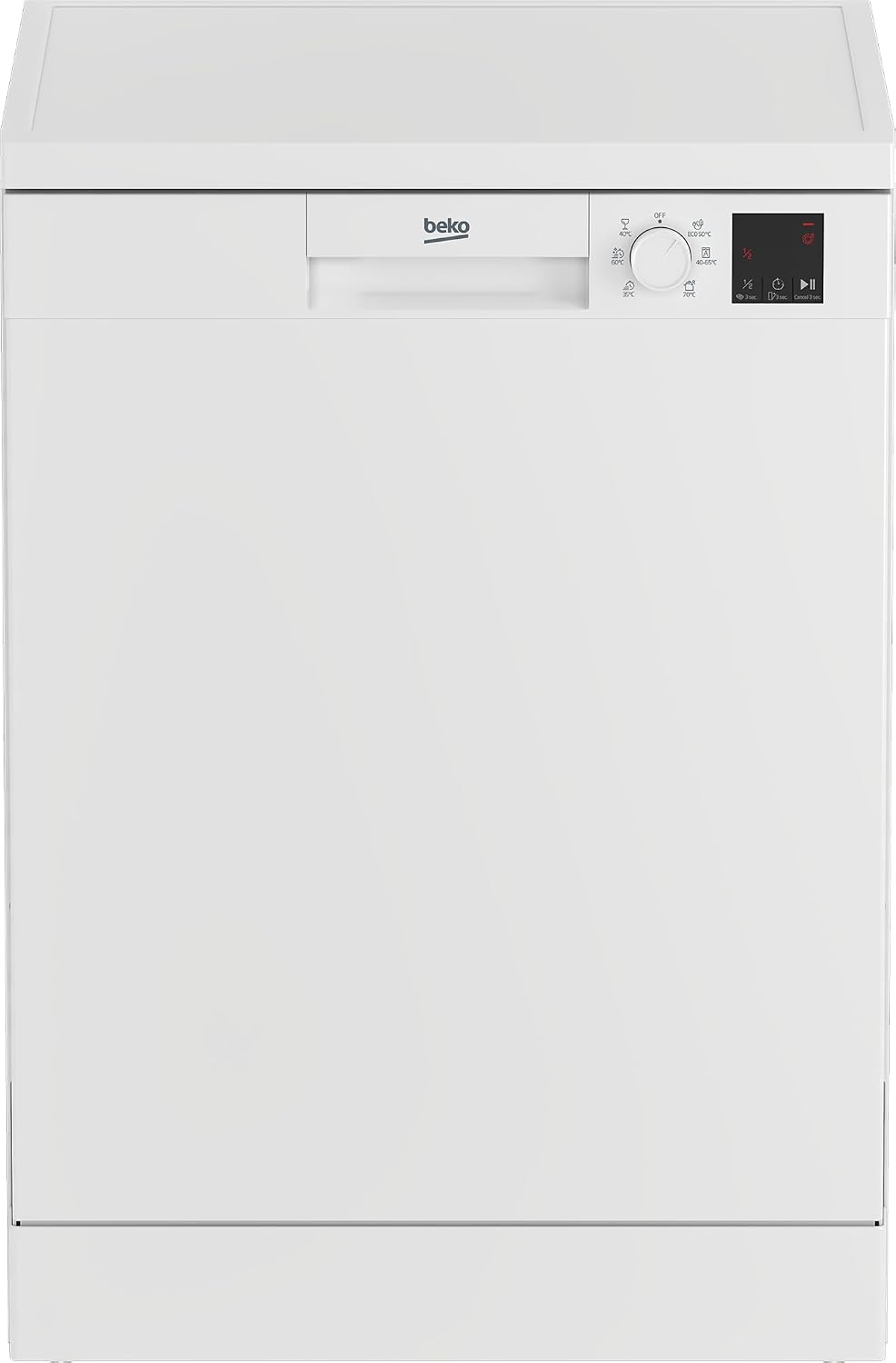 Beko Lave-vaisselles standards, 47 dB., Noir, Lave vaisselle DVN06430 W