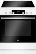 Tables de cuisson Amica, 77l, Blanc, Cuisinière Vitrocéramique 4 Feux - ACV7005RB