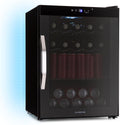 KLARSTEIN réfrigérateur, 60 L, Noir, Coachella 60 Frigo à Boissons - à Boissons, LED 7 Couleurs, Porte en Verre