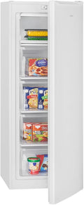 armoire Bomann, 168 L, Blanc, Congélateur Tiroirs GS 7364, Pose Libre, congélateur pose libre, tiroirs de rangement