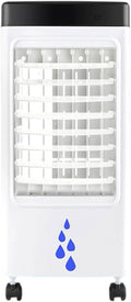 climatiseur portable SxZYHJYC, 6 L, Blanc, avec roues, humidificateur ventilateur de refroidissement silencieux