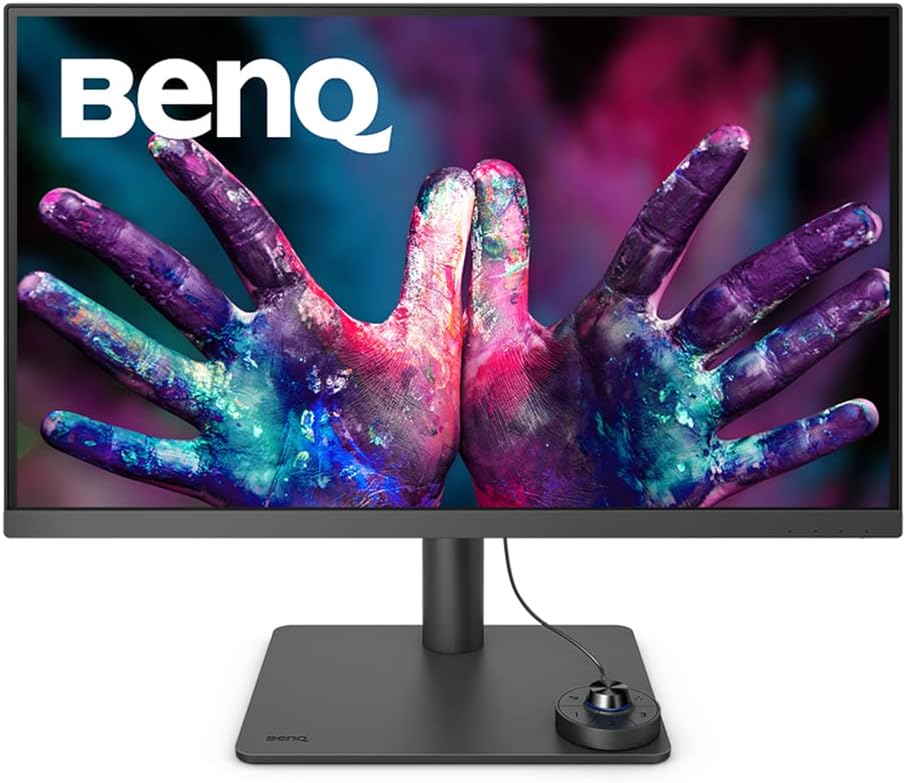 BenQ Écrans PC, 27 Pouces, 65 W, Noir, Creative Pro PD2705U Écran 4K pour Les Designers, 99% sRGB, 99% Rec. 709