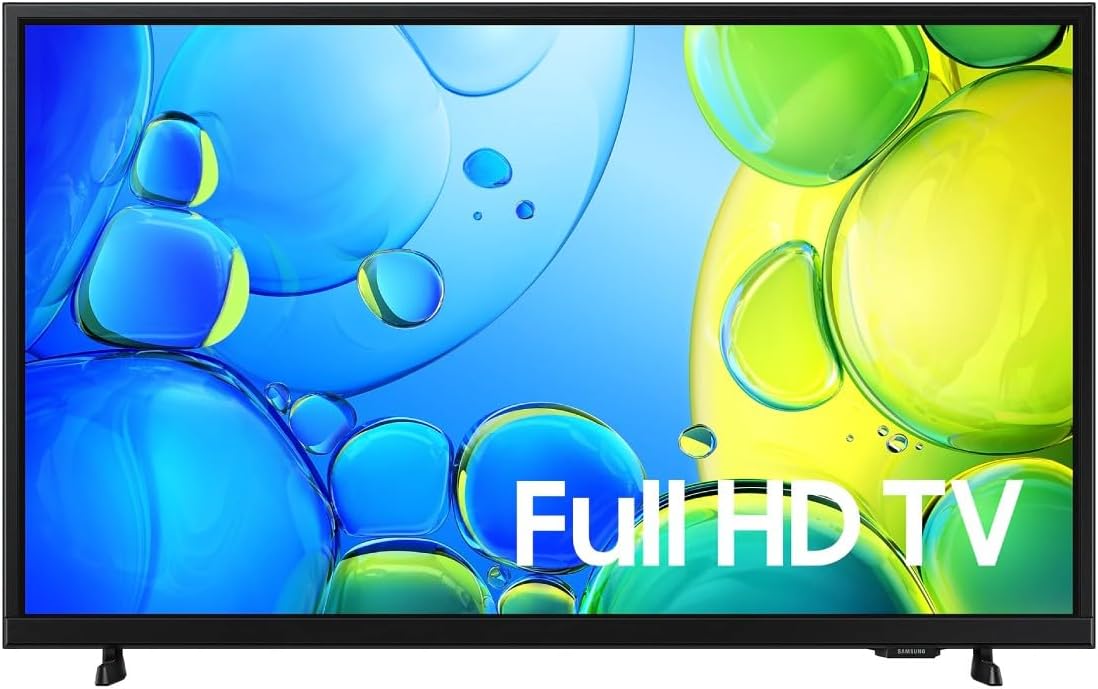 Samsung téléviseur, 32 Pouces, Noir, TV Full HD F6005 4K Smart TV, Plus de Contraste avec HDR, Son avec OTS Lite