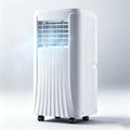 climatiseur portable JIANGSS, 330 x 280 x 680 mm, 3500 W, Noir, Autonome, 3 Vitesses de Ventilation, minuterie 24 h
