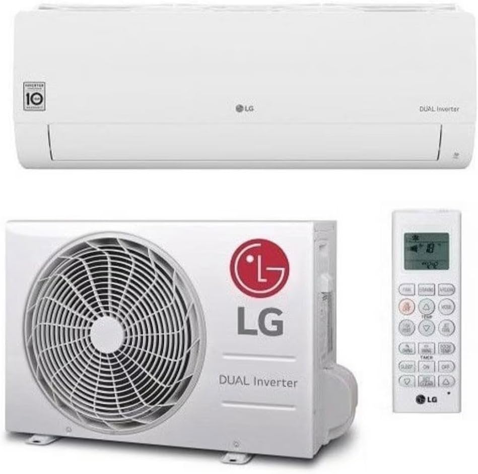 LG Climatiseurs split, 12000 btue., 12000 BTU, Blanc, Climatiseur Libero Smart R32 Wifi S12ET nsj Inverter classe A++/A+ New 2020