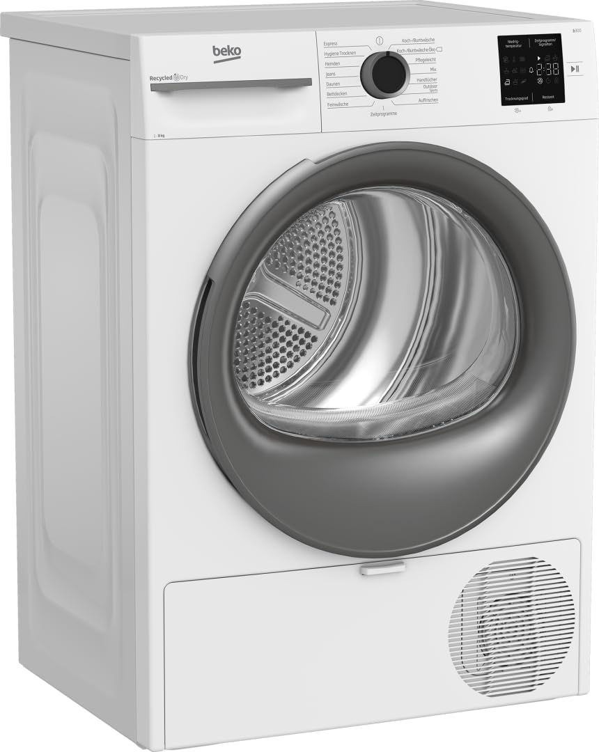 Beko Sèche-linges avec pompe à chaleur, 8 kg., Blanc