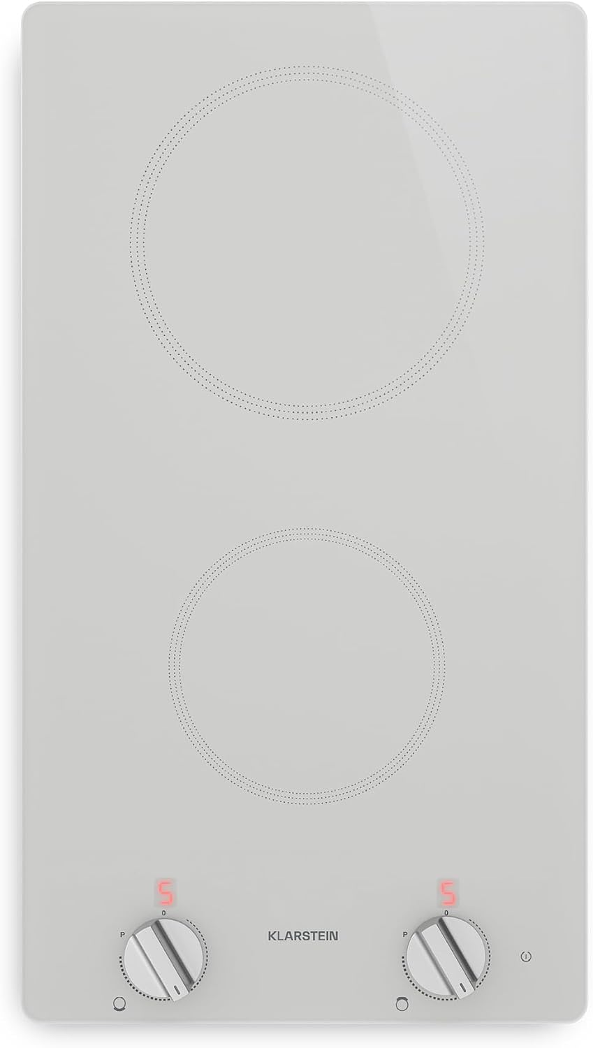 Tables de cuisson KLARSTEIN, 3500 W, 30 cm, Noir, Kochheld Plaque Induction 2 Feux - Boost, Commande Rotative
