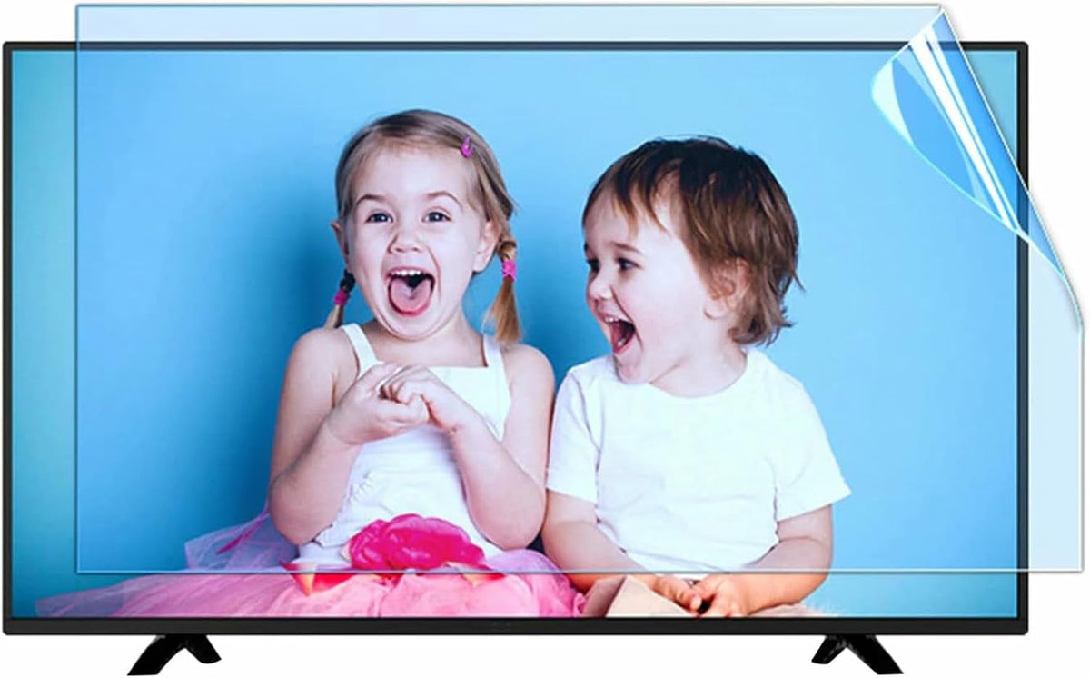 DLAZUM téléviseur, 50 Pouces, 1095X616, PET, Bleu, Protection d'écran TV Contre la lumière e, Compatible avec Les écrans LCD