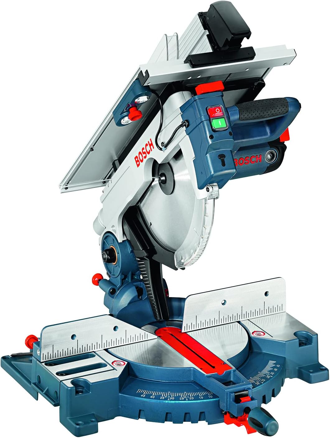 Bosch Professional scie circulaire, 305 mm, Bleu/Blanc, Scie à onglets à table GTM 12 JL (Ø de la lame de la scie