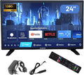 TEBER téléviseur, 12 V, 24 V, 230 V, 1920 x 1080, Noir, . Smart TV 24' - / / . Bluetooth, commande vocale