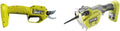 RYOBI Sécateurset ciseaux, 18 V, 15 cm, 8 cm, Jaune/Blanc, Capacité de Coupe Ø - Étrier