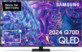 Samsung téléviseur, Noir, QLED 4K Q70D 55' Processeur AI Quantum 4K, AI Upscaling, Tizen OS, Motion Xcelerator 120Hz