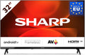 Sharp téléviseur, 71,9 x 46,6 x 17,9 cm., 80 cm, Noir, TV LED 32FH2EA (32) Android TV HD Ready