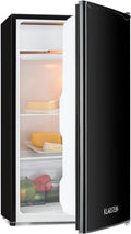 KLARSTEIN réfrigérateur, 90 L, Noir, Alleinversorger, classe E, congélateur, 5 niveaux de température, 2 clayettes en verre