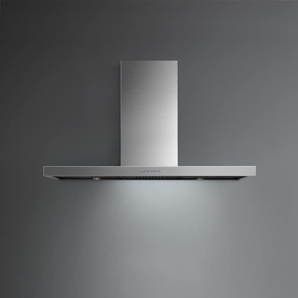 Falmec Hottes aspirantes, 90 cm, Argenté, Hotte decorative murale Hotte murale Stream Inox, 4 vitesses