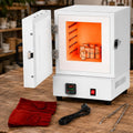 Soflightmok Machine à fondre, 2000 W, 2000w, Blanc, Four éLectrique Compact Pour Projets D'Atelier Studio Maison