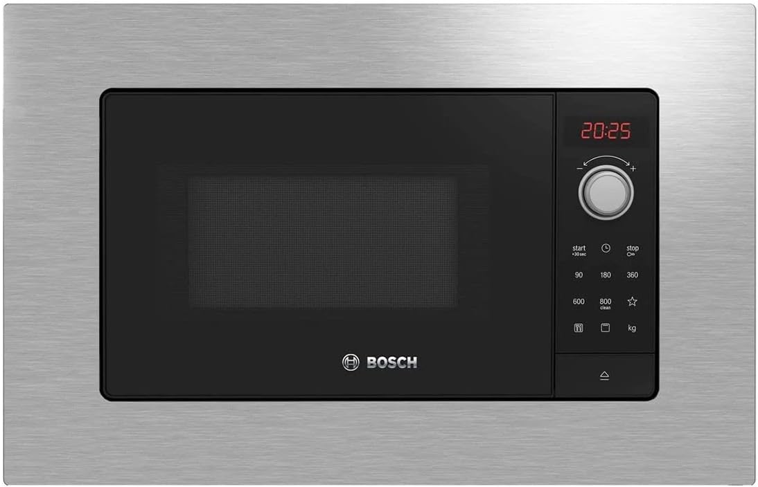Bosch Classique, 60 x 38 cm, Argenté, Elettrodomestici BEL623MS3 Série 2, Micro-ondes encastrables, acier inoxydable