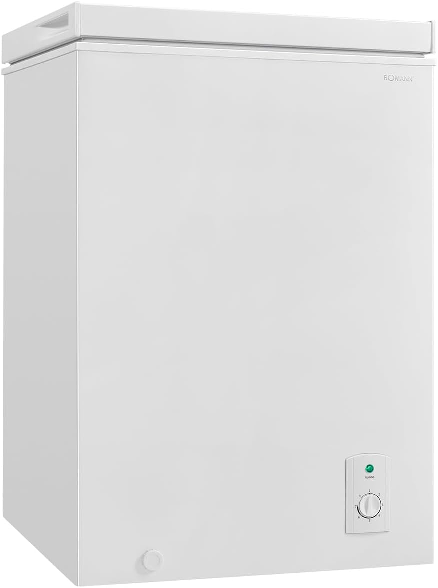 Bomann Congélateurs, 100 L, 4,5 kg, Blanc, Congélateur Coffre 4 Étoiles GT 7355, Congélation 4, température ≤ -18 °C