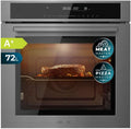 Cecotec four encastrable, 60 cm, 2900 W, 72 L, Noir/Argenté, Bolero Hexa SM406000 Edge+ A+, 12 Fonctions, Steak Master