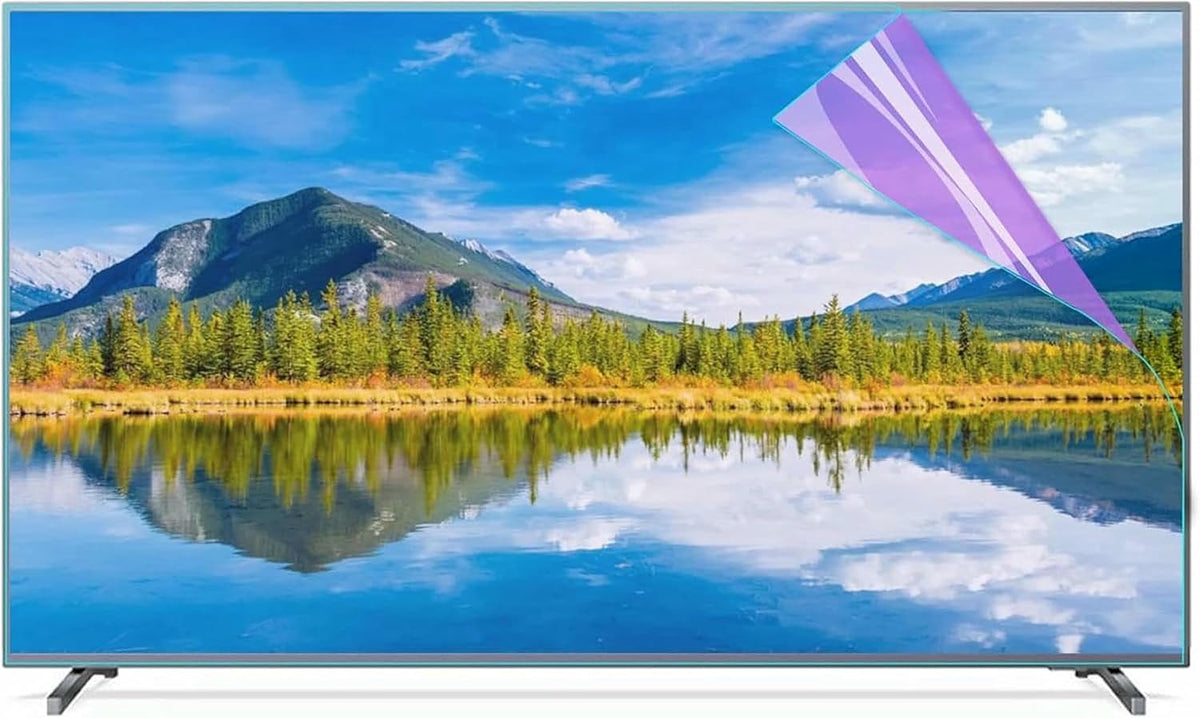DLAZUM téléviseur, 75 Pouces, 1645 x 930 mm, 43 Pouces, 942 x 529 mm, 1269x721 mm, Noir, Protection d'écran Mate Anti-Reflets pour s LCD