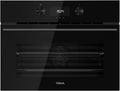 Teka Fours encastrables, 45 cm, Noir, Four compact, four + micro-ondes, système de nettoyage HydroClean ECO