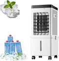 climatiseur portable Climatiseur, 15 L, 75 W, 40 dB, Blanc, Mobile Sans Évacuation, Silencieux, 3 Modes (Normal/Naturel/Sommeil)