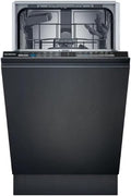 SIEMENS Lave-vaisselles standards, 45 cm, Blanc, SR61HX16KE iQ100 Lave-vaisselle entièrement intégré, panier à couverts
