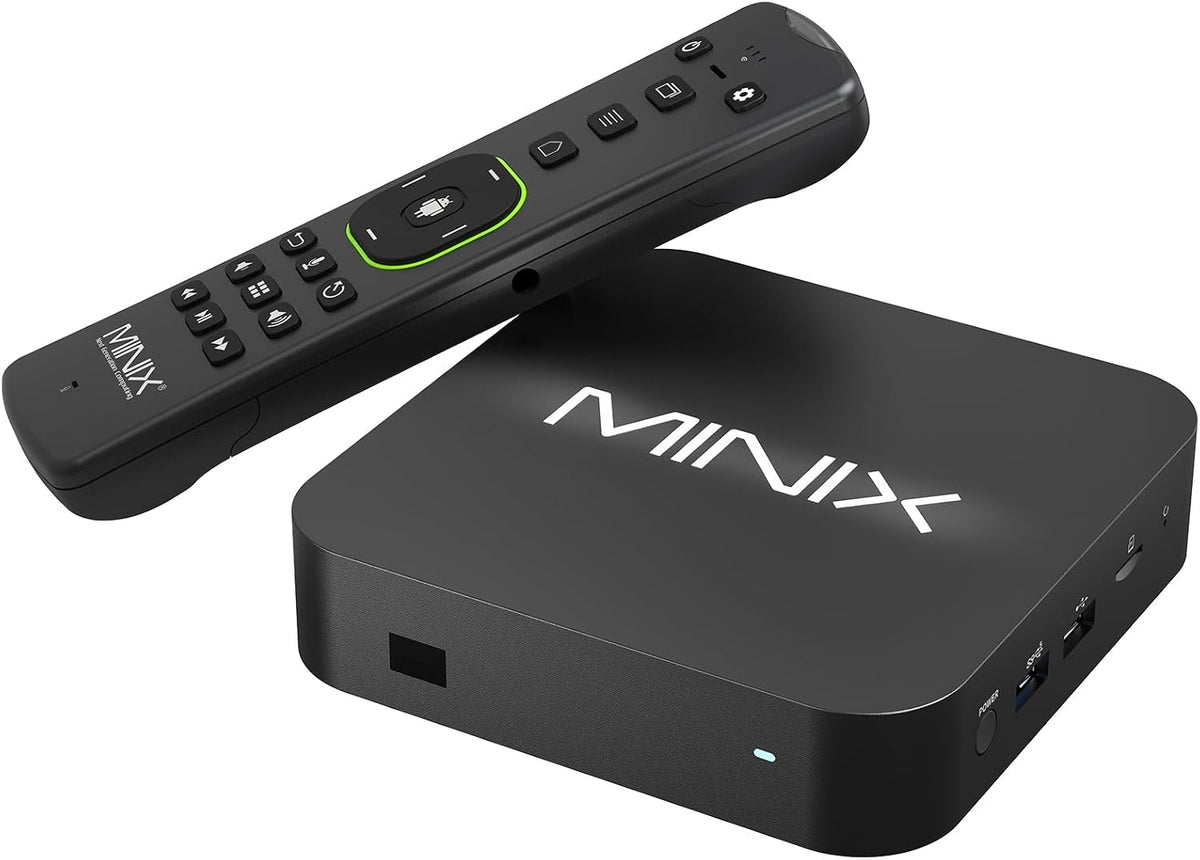 MINIx Solutions streaming, Noir, U8K Android Media AI Box 8K UHD 128 Go eMMC