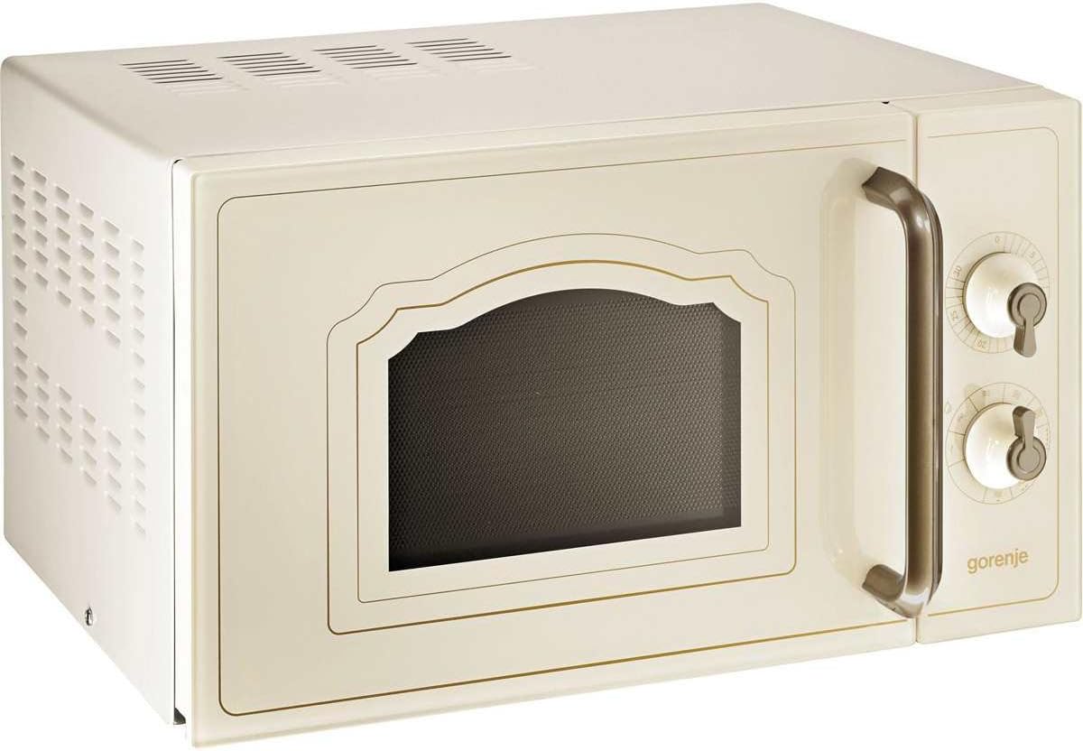 Gorenje Classique, 20 L, 700 W, Noir/Argenté, MO4250CLI Comptoir Micro-ondes grill Ivoire
