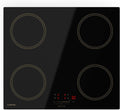 Tables de cuisson KLARSTEIN, 7000 W, 59 cm, Noir, Victoria Plaque À Induction Encastrable - 4 Zones, Boosters