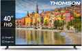 THOMSON téléviseur, 40 Pouces, 101 cm, Noir, ( ) LED Full HD Google Smart TV, Bluetooth 5.1, Dolby Audio, Triple-Tuner(Câble-Satellite-Antenne)