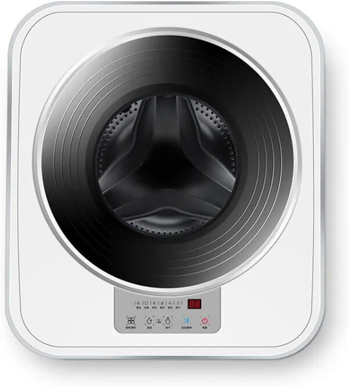 guoyjmm lave-linge, 220 V, 3 Kg, blanc, Mini Les Machines à Laver à Tambour Mural, Machine À Laver Et Sèche-Linge