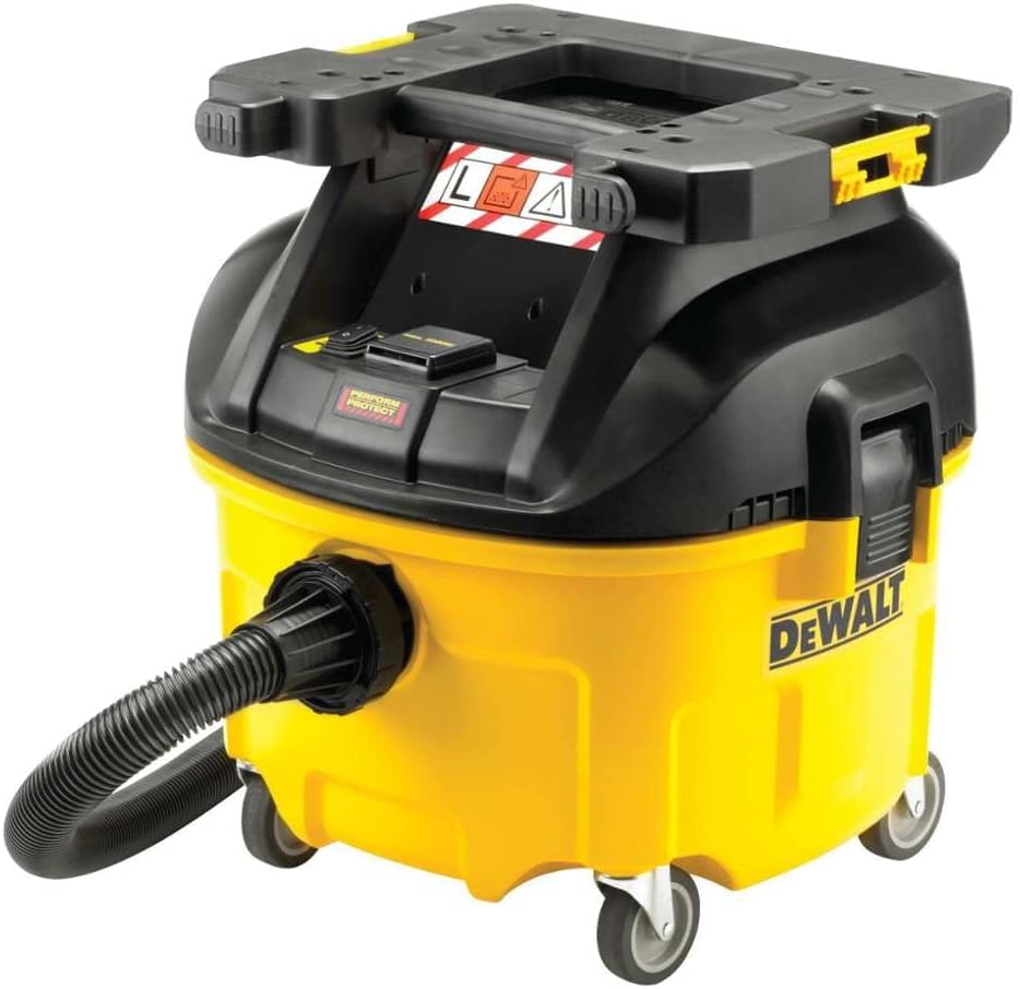DEWALT Aspirateurs traîneaux, Jaune/Noir, DWV901LT-QS Aspirateur pour solides/liquides