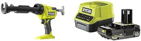 RYOBI Pistolets à colle, 18 V, 310 mL, 2 Ah, Jaune/Noir