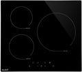 BELDEKO Plaques de cuisson, 5500 W, Noir, Table Induction (Verre, 3 Foyers - - Touches Tactiles)