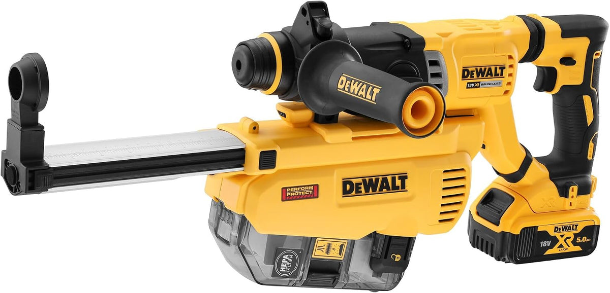 DEWALT Marteau perforateur, 18 V, 5aH, 28 mm, Jaune/Noir