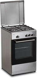 Tables de cuisson INFINITON ELECTRONICS, 86 x 49,8 x 55,5 cm, 50 cm, Argenté, INFINITON Cuisinière à gaz CC57TAC - Largeur