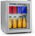 KLARSTEIN Rafraichisseurs de boissons, 23 L, Blanc, Brooklyn Mini Frigo de Chambre, Mini Bar, Refrigerateur Aliments