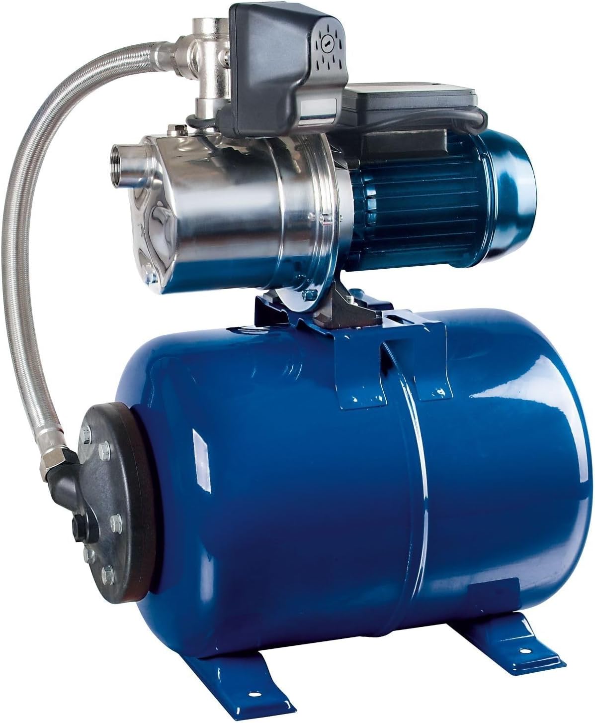 DIPRA Pompes à eau électriques, 3300 L, Bleu/Gris, Surpresseur Spido Gc800I 24H5