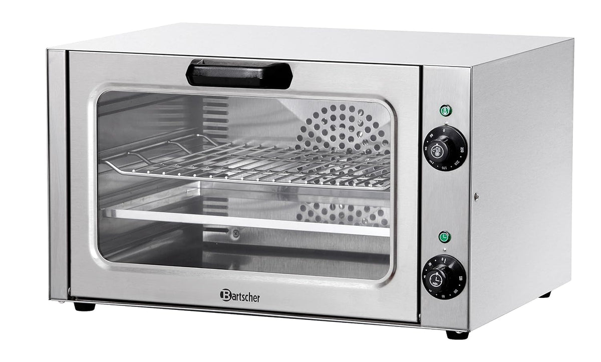 Bartscher Fours, 2,5 kW / 230 V 50/60 Hz, Noir, A120880 Poêle à air chaud multifonction
