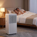 climatiseur portable GYFGRTQ, 12000 BTU, 48 dB, 10000 Btu, Blanc, Climatiseur Mobile, Silencieux avec Télécommande
