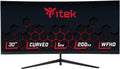 iTek Écrans PC, 2560x1080, Noir, moniteur GGC - 30' incurvé WFHD UltraWide, panneau VA 200 Hz, réponse MPRT 1 ms