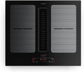 Tables de cuisson KLARSTEIN, 60 cm, 7335 W, Noir, Full House Plaque Induction Avec Hotte Intégrée - 4 Zones
